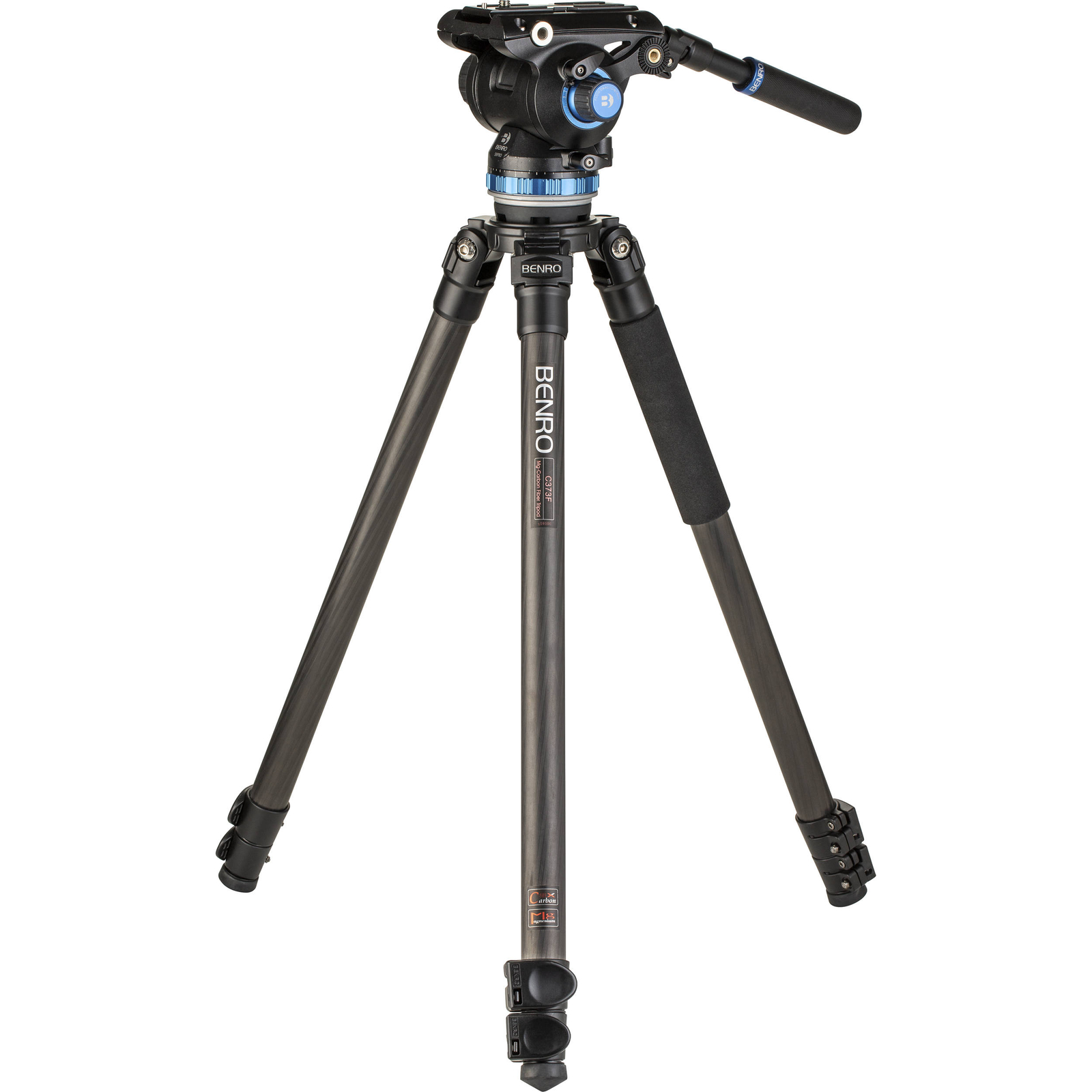 Benro C373FBS8PRO C373F Carbon Fiber Tripod with S8Pro Fluid Video Head
