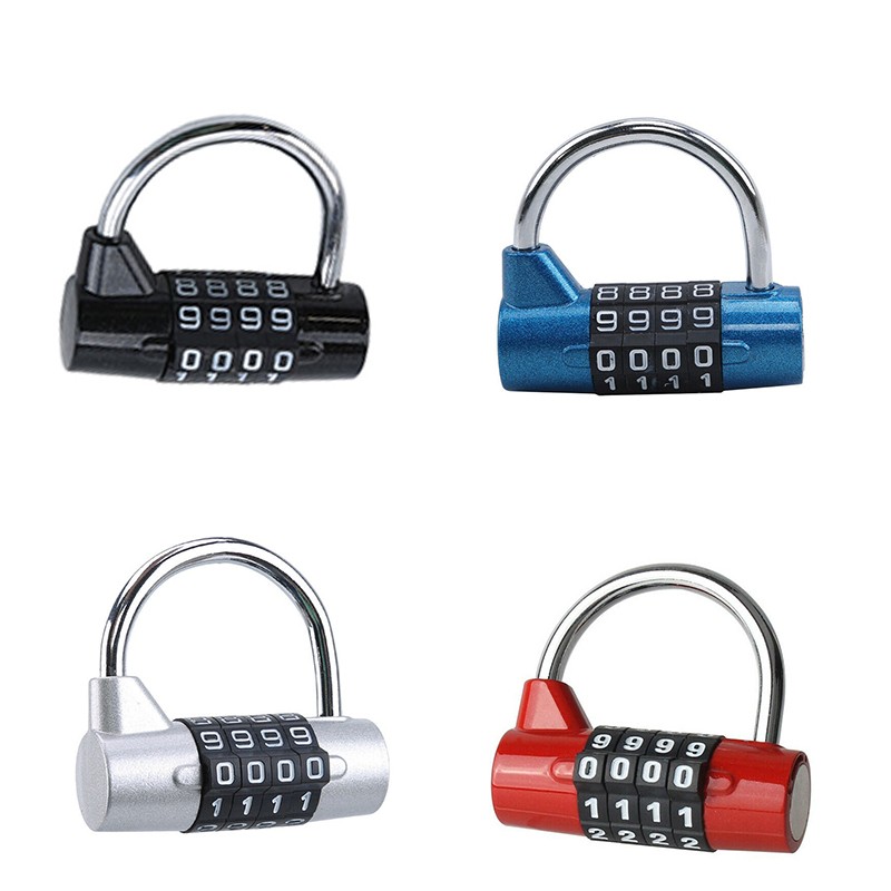 Security Padlock New Heavy Duty 4-Digit Combination Lock Weatherproof Outdoor YW