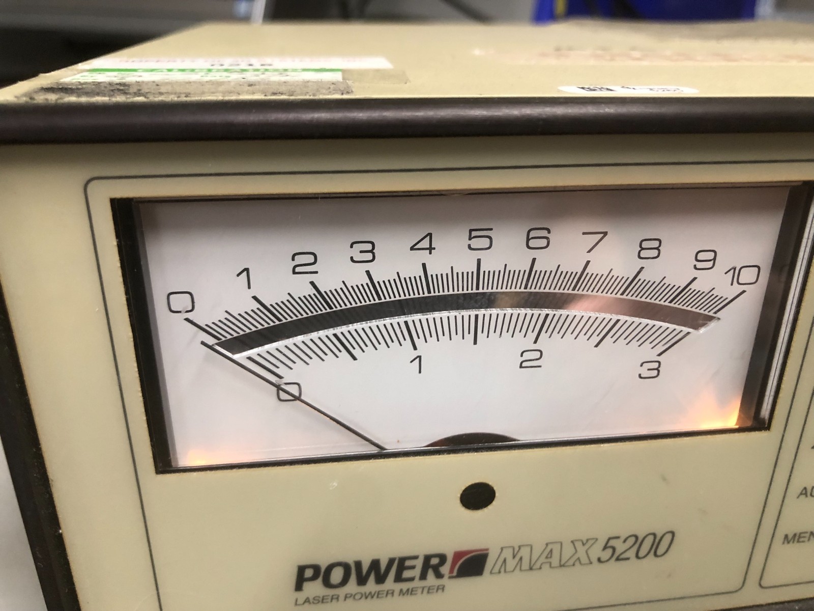 Molectron PowerMax 5200 Laser Power Meter PM5200 Benchtop Controller