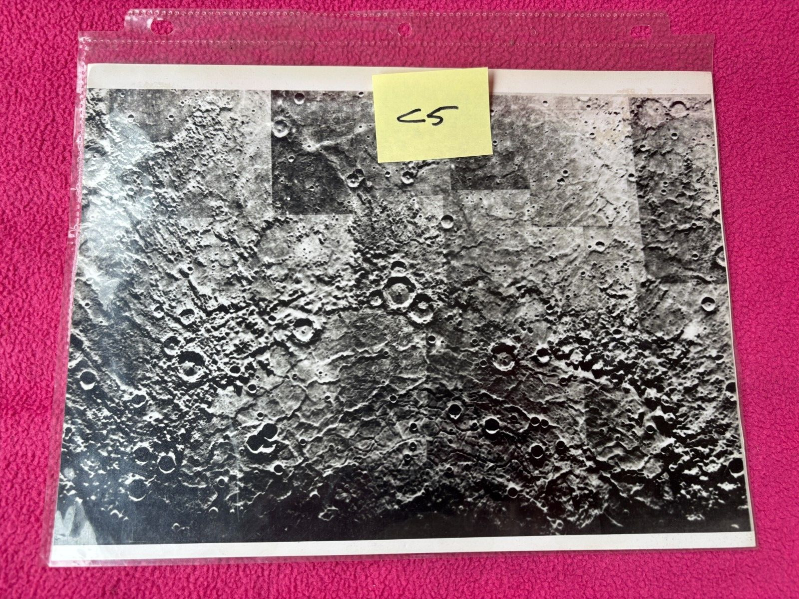 NASA vintage PHOTO spacecraft GALAXY planet SPACE travel SURFACE crater 1980