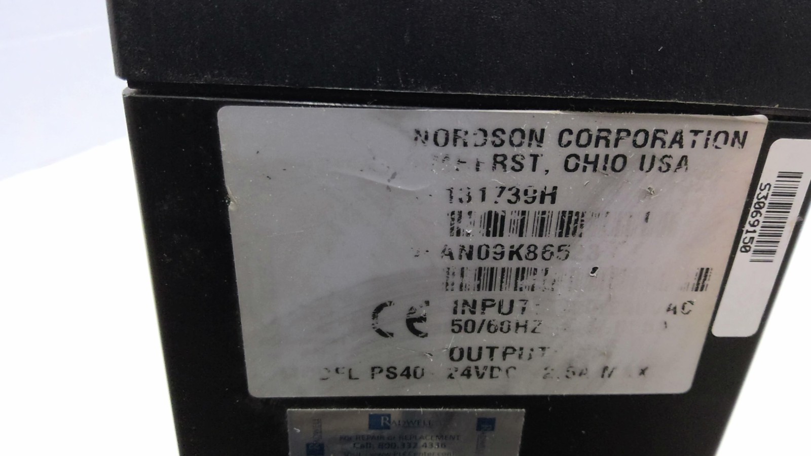 Nordson PS40 Power Supply 24 DC