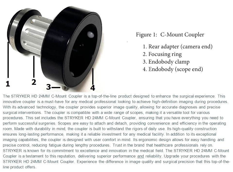 Rigid Endoscope Nasoscope Sinuscope ENT HD USB Camera Head+Coupler+Light Source