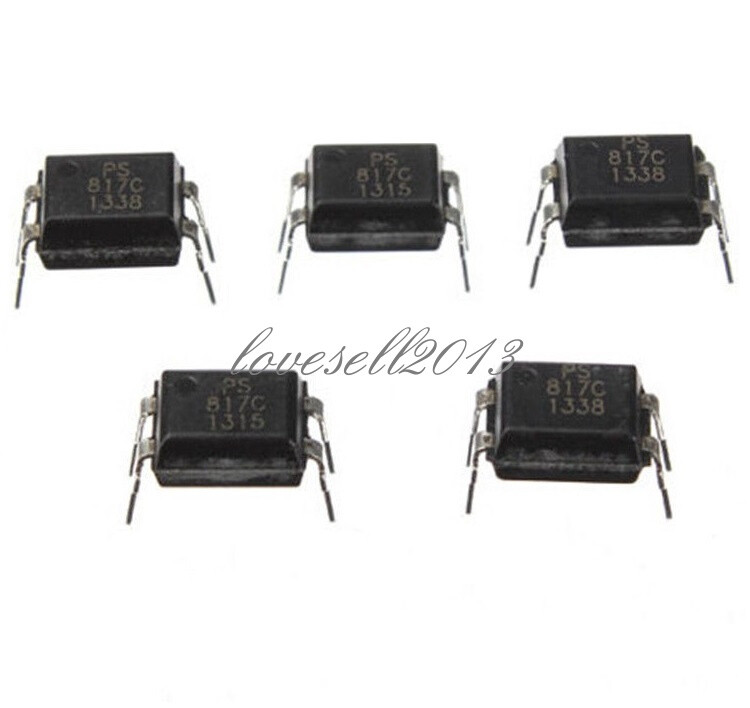 100Pcs PC817 EL817C LTV817 PC817-1 DIP-4 OPTOCOUPLER