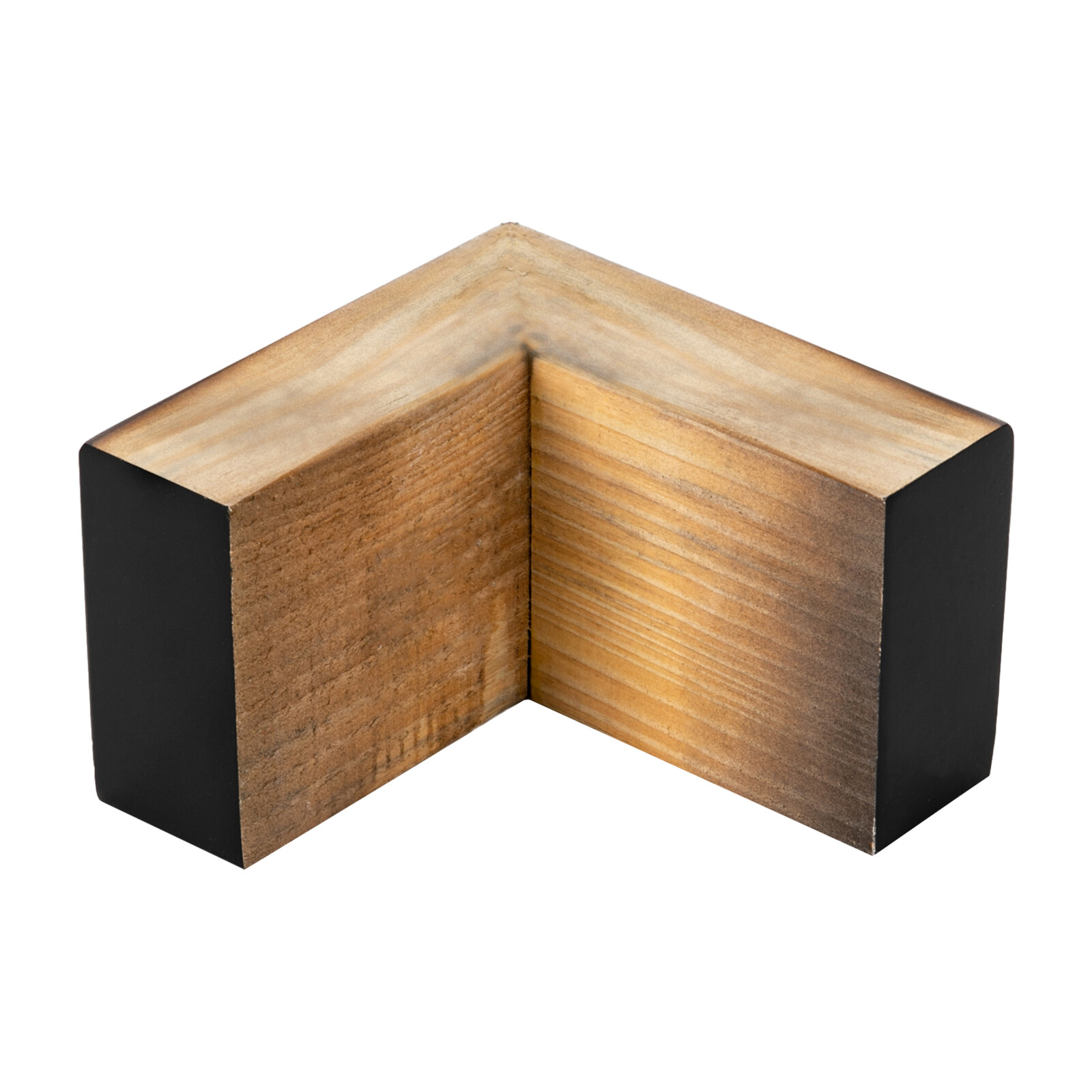 4PC 5.9*5.9" Wood Furniture Legs, Wooden L shape For Furniture Coffee Table feet