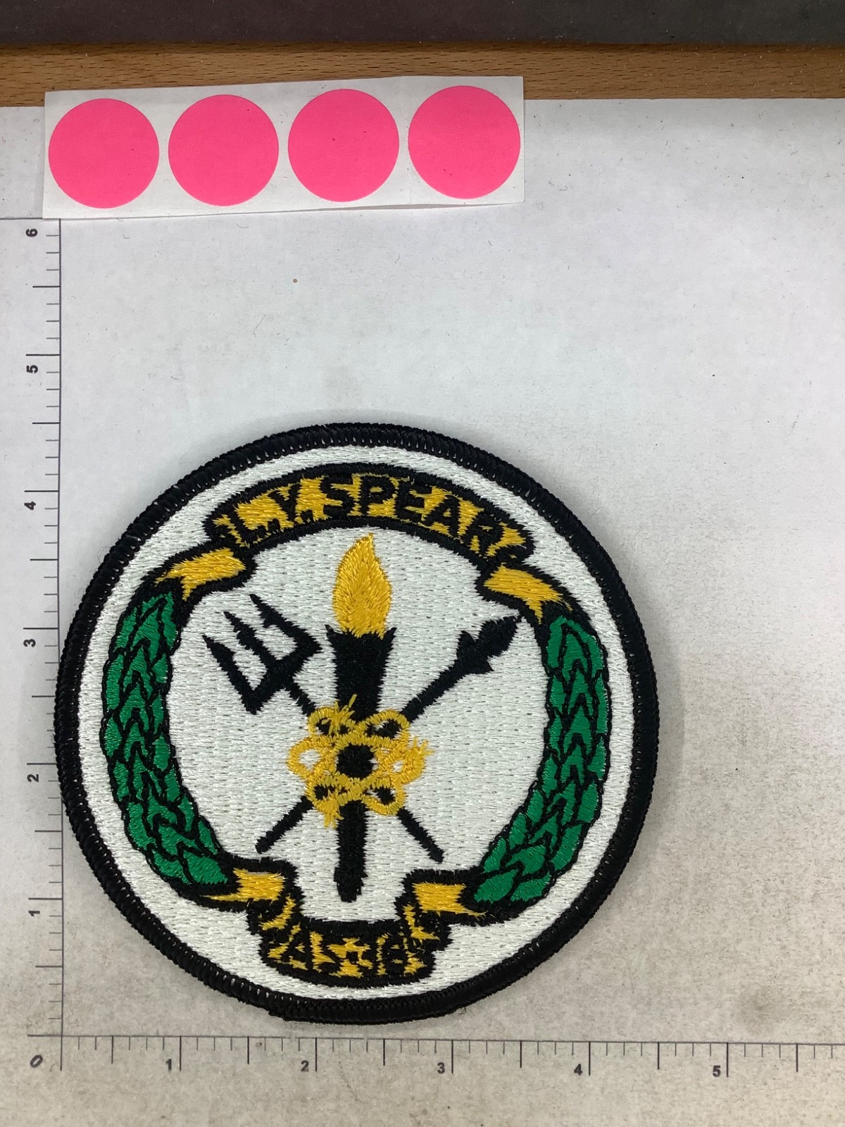 VINTAGE US NAVY USS L.Y.SPEAR AS-36 SHIPS PATCH
