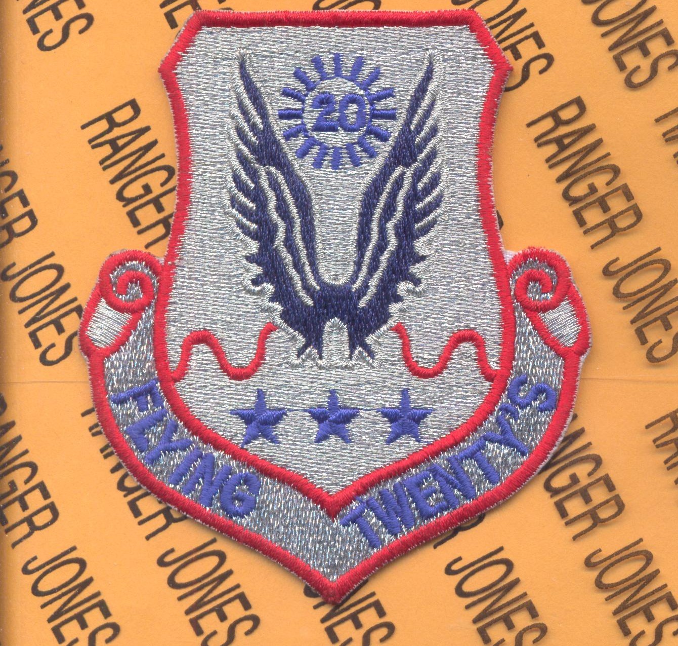 USAF 20th Air Force FLYING TWENTYS aviation patch