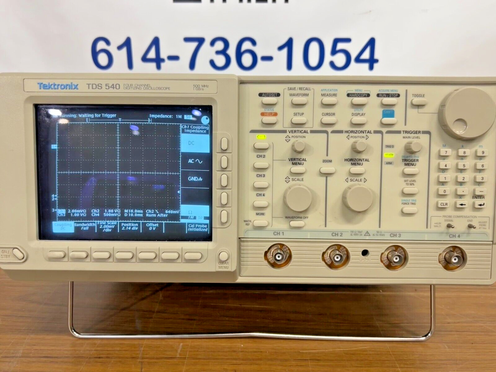 Tektronix TDS540 4 Channel, 500MHz 1GS/s Oscilloscope