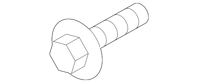 Genuine Land-Rover Water Pump Assembly Screw LR073655