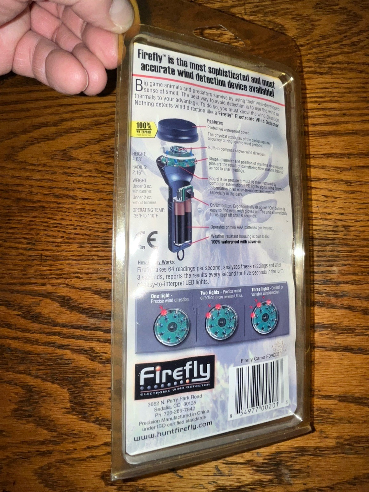 Firefly Electronic Wind Detector New