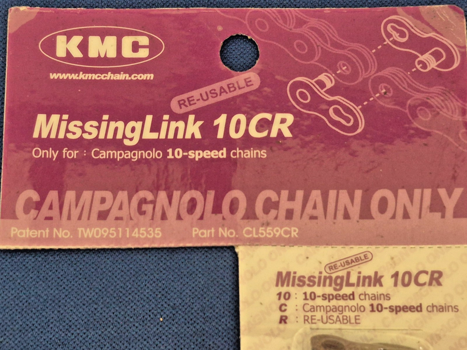 10S Master Missing Link 10-Speed RE-USEABLE reuseable Campagnolo Chain MTB Road