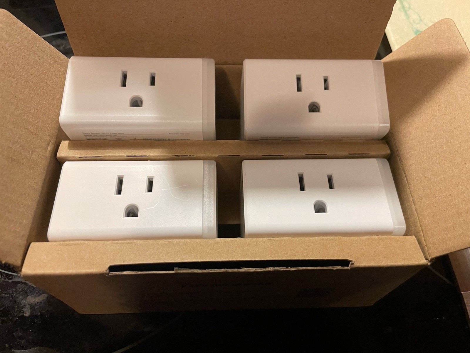 Kasa Wi-Fi Smart Plug Mini Smart Home Outlet 4-Pack