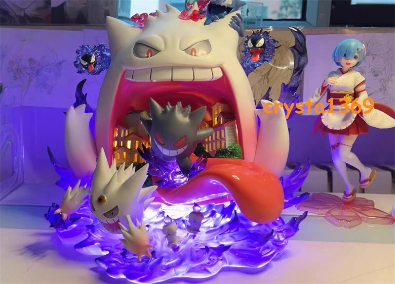 Super Gigantamax Gengar Evolution Collectibles Luminous Gengar GK Statue Gift