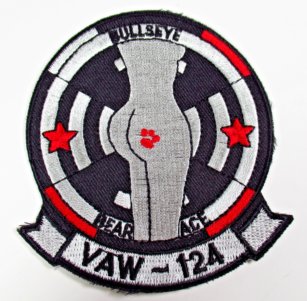 VAW 124 Bear Aces Navy Squadron Patch Vintage Embroidered Bullseye