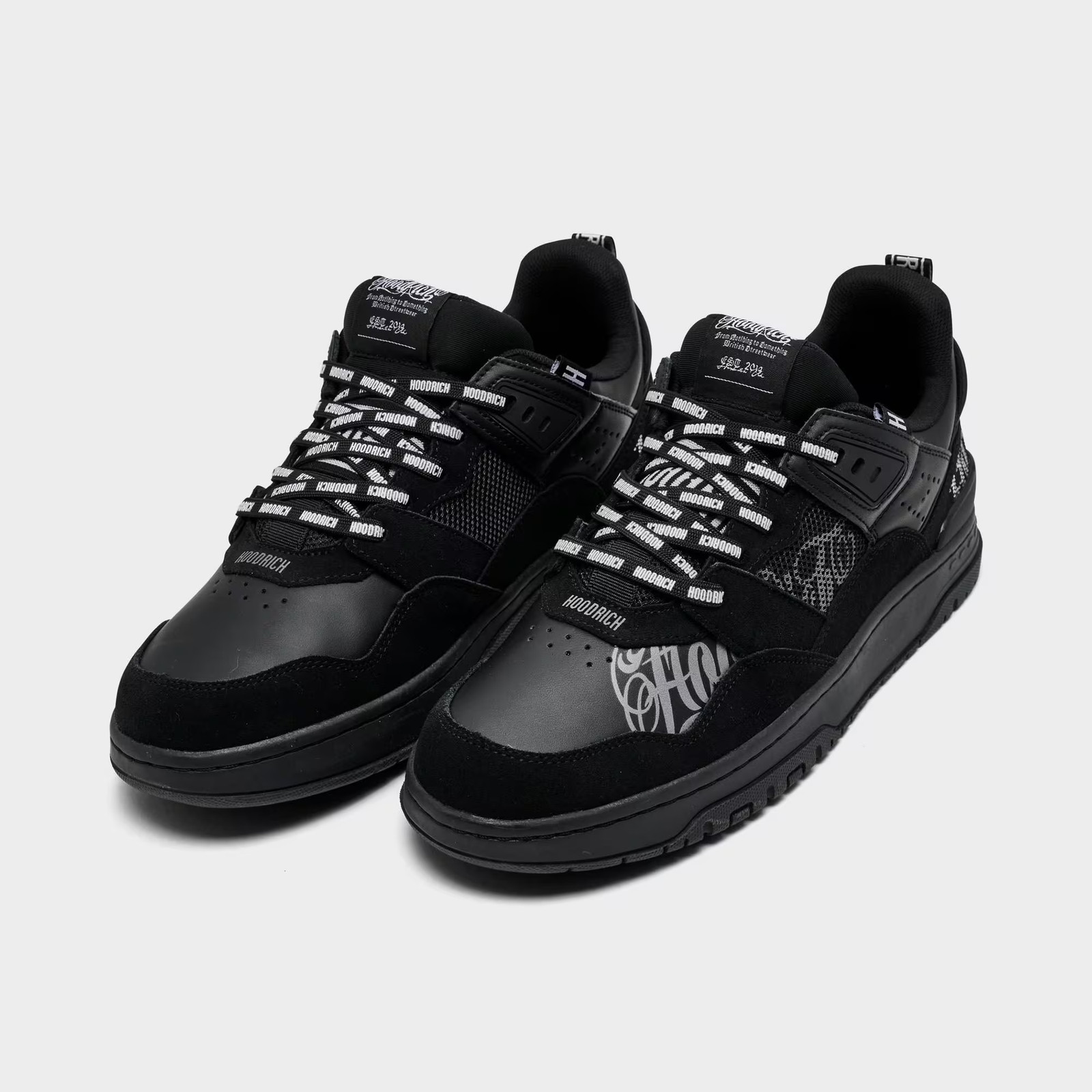 Men's Hoodrich Recon Crystal Casual Shoes Black/Black/White CH33513 001