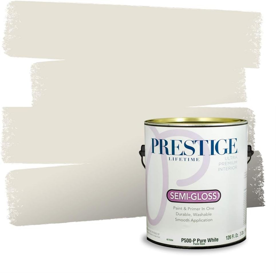 Interior Paint & Primer in One 1-Gallon Eggshell Comparable Match of Behr* Quiet