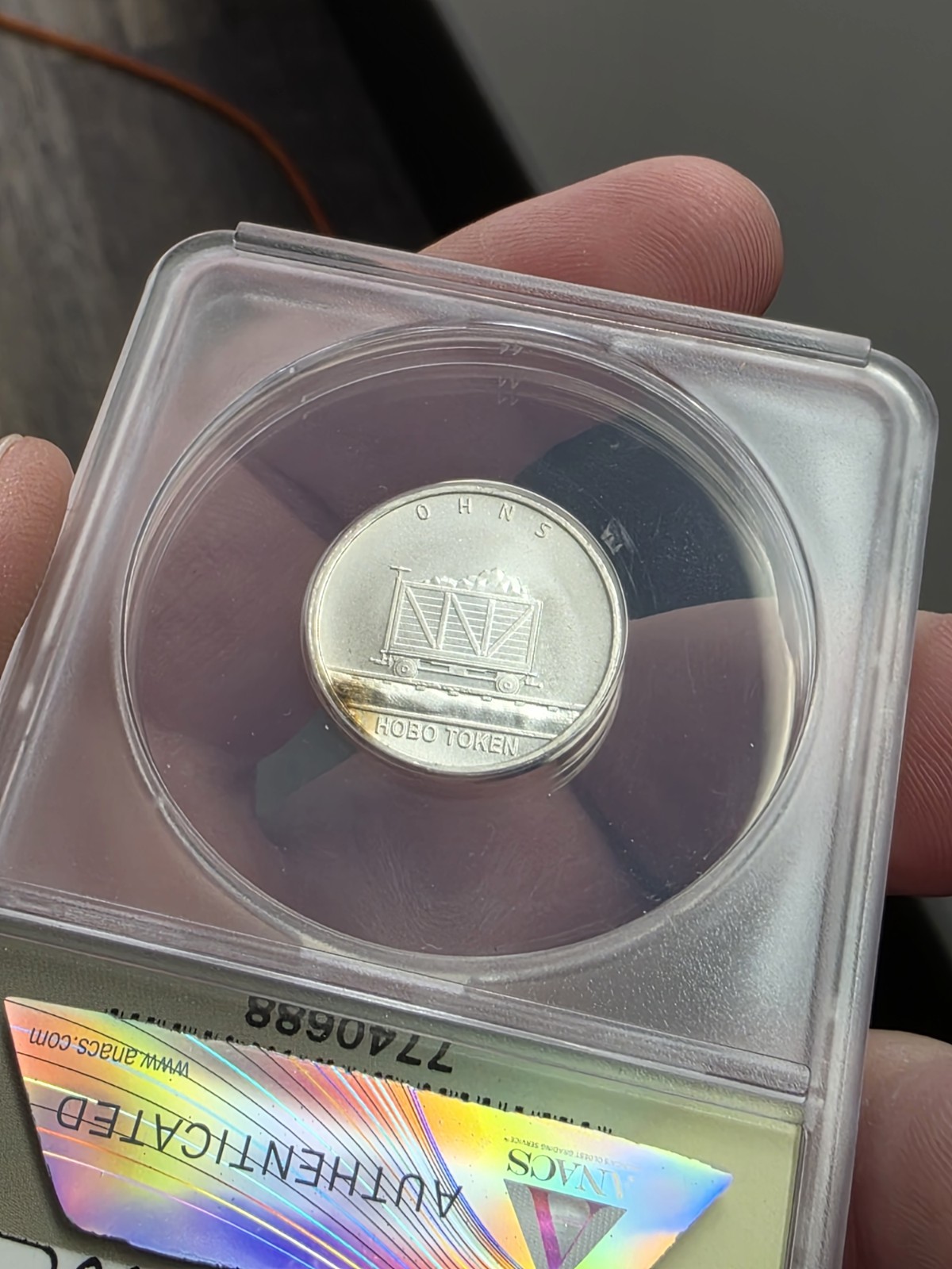 Dan CARR 2016 OHNS TOKEN! SILVER! ANACS MS69. 125 Mintage! Limited! Signed!