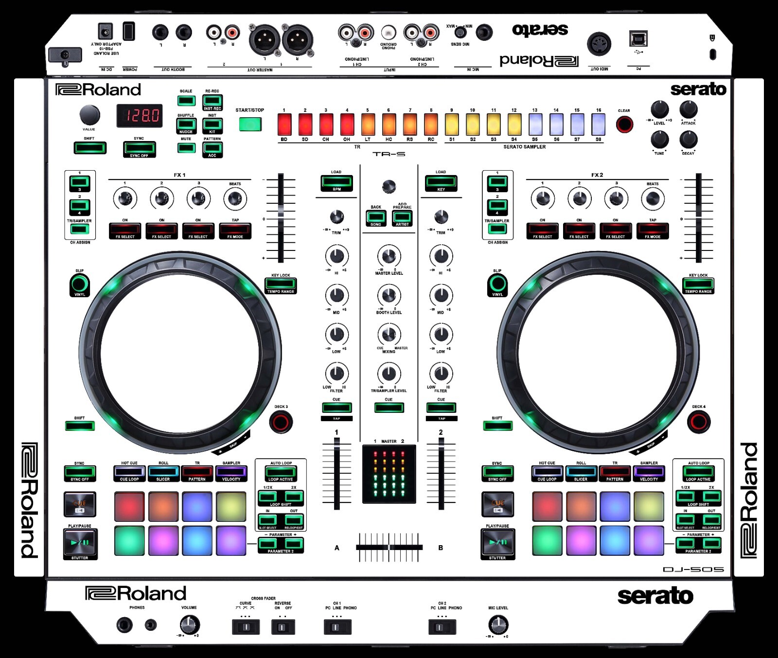 Roland DJ 505 Skins | Color White | Protective Decal | StyleFlip Skins