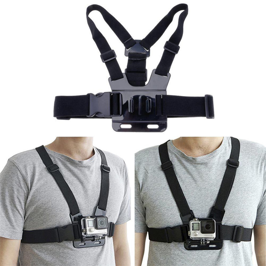Chest Harness Body Strap Mount Accessories Adjustable for iPhone GoPro Android