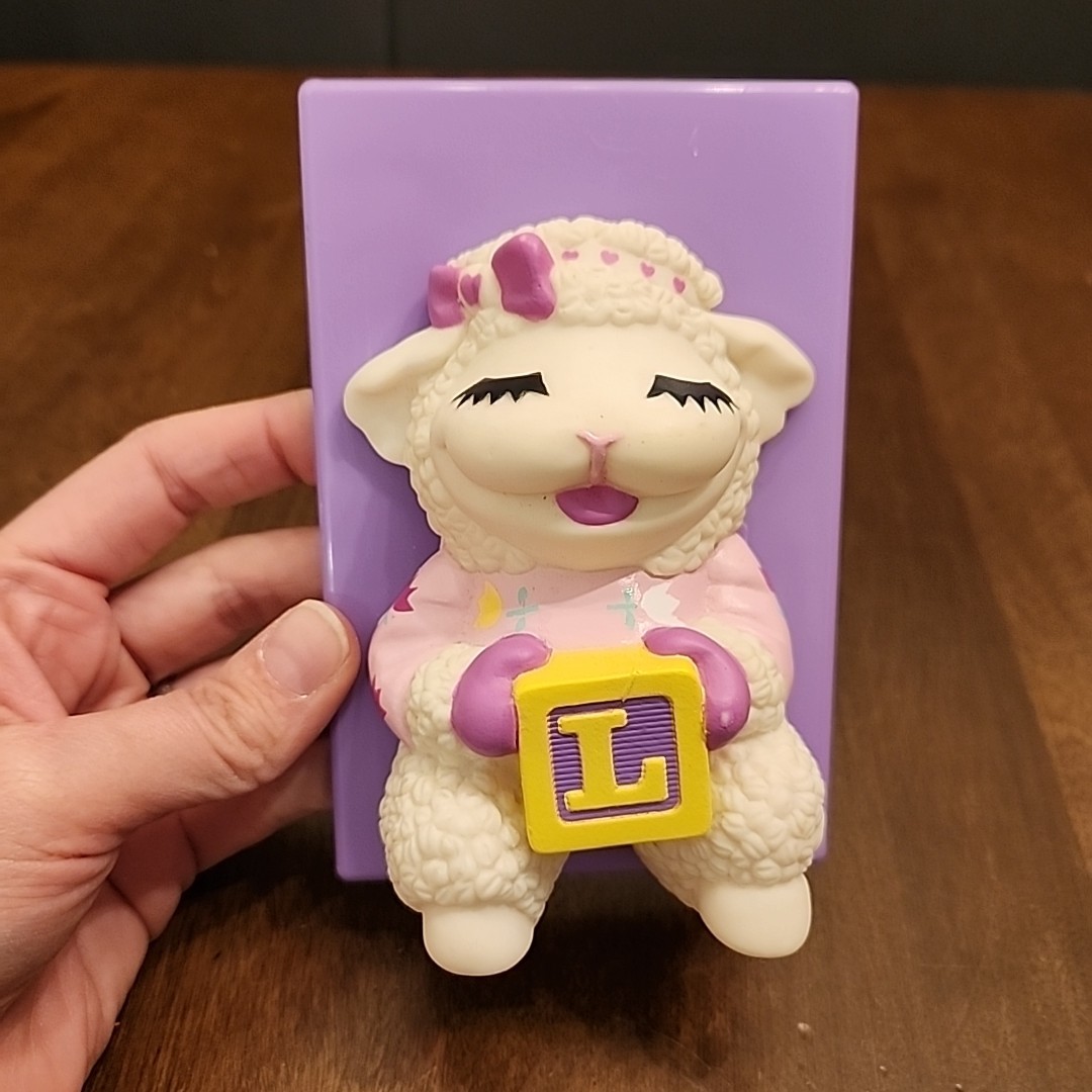 Lamb Chops Light Plate Switch Cover by SHARI LEWIS Vintage Nursery Bedroom Decor