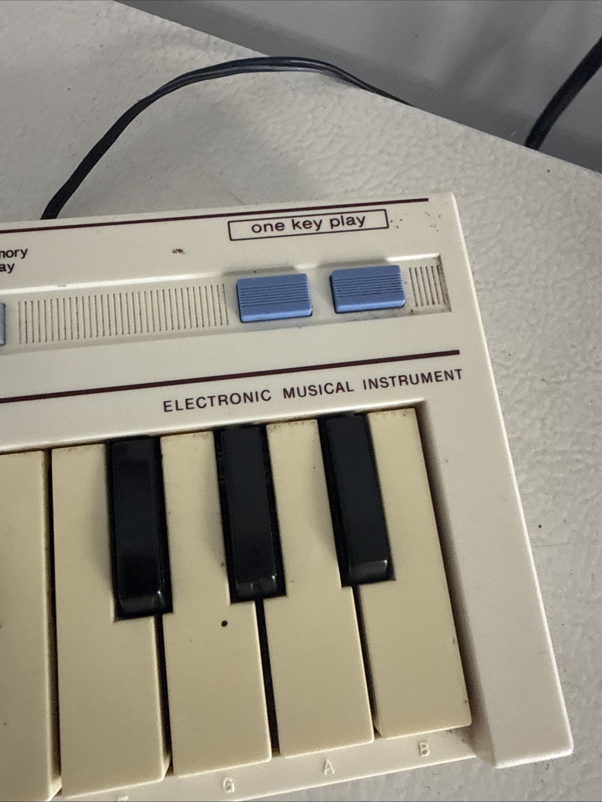 Casio PT-1 Mini Keyboard 29 Key Vintage TESTED / WORKING