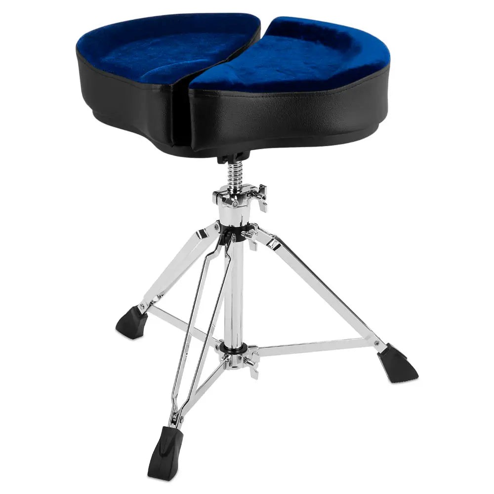 Ahead Spinal-G 3-Leg Saddle Drum Throne Blue
