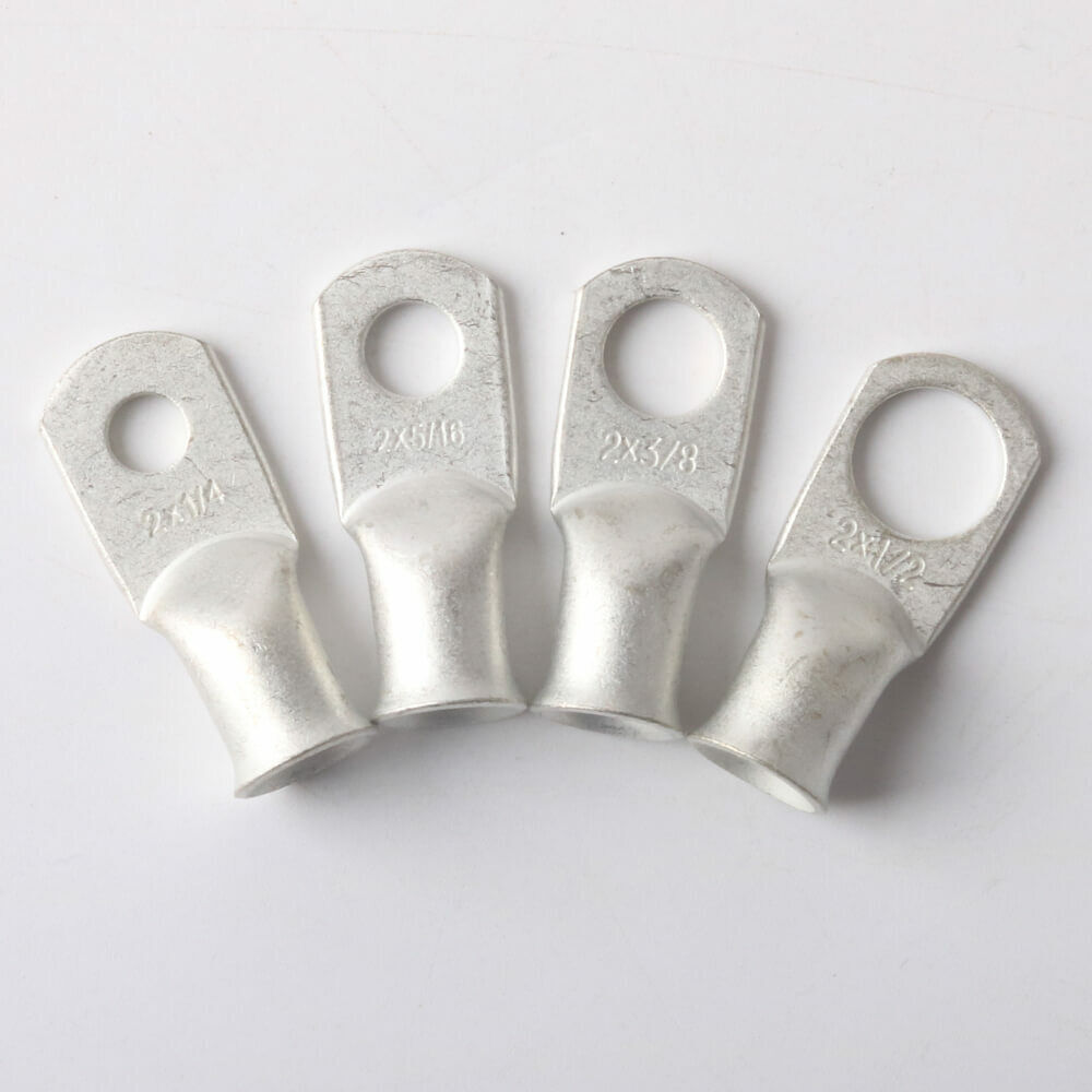 AWG Tinned Copper Cable Lugs Welding Battery Marine Cable Wire Ring Terminals