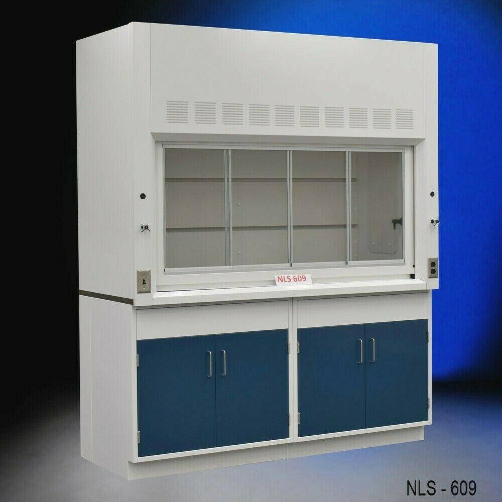 6' Laboratory Fume Hood w/ General Storage Cabinets / Chemical Exhaust / E1-121