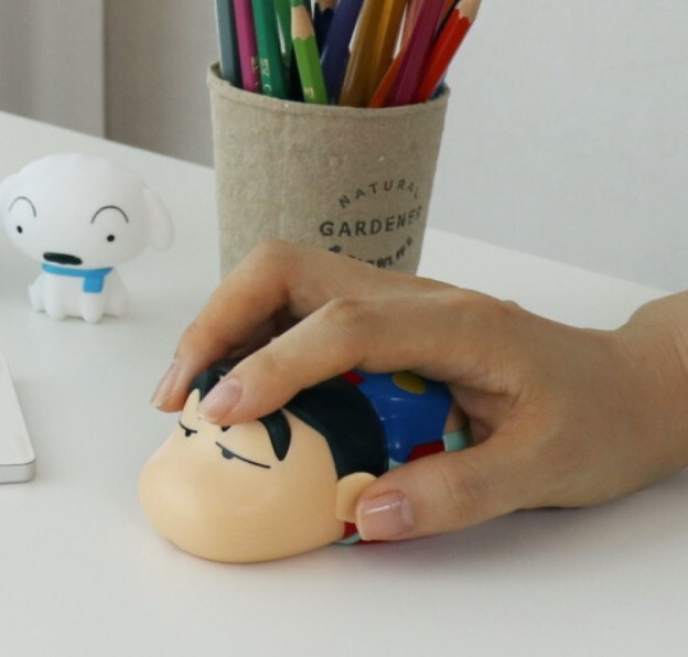 CRAYON SHINCHAN genuine Figure Wireless Mouse-BulK Package