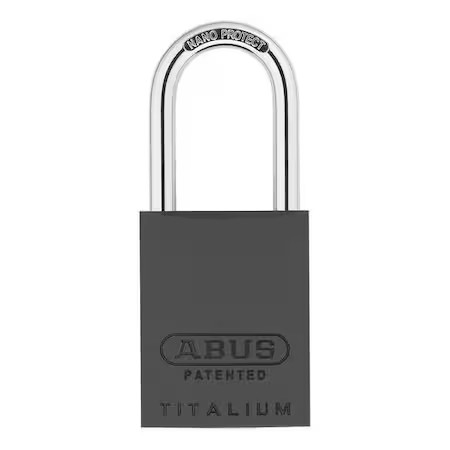 Abus 83Al/40 (200) Ka Titanium Padlock, Keyed Alike, Long Shackle, Rectangular