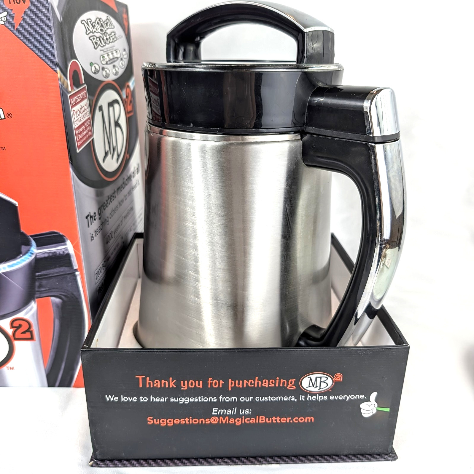 Magical Butter MB2 Botanical Extractor Machine Infuser w/ Box & Filter Bag EUC