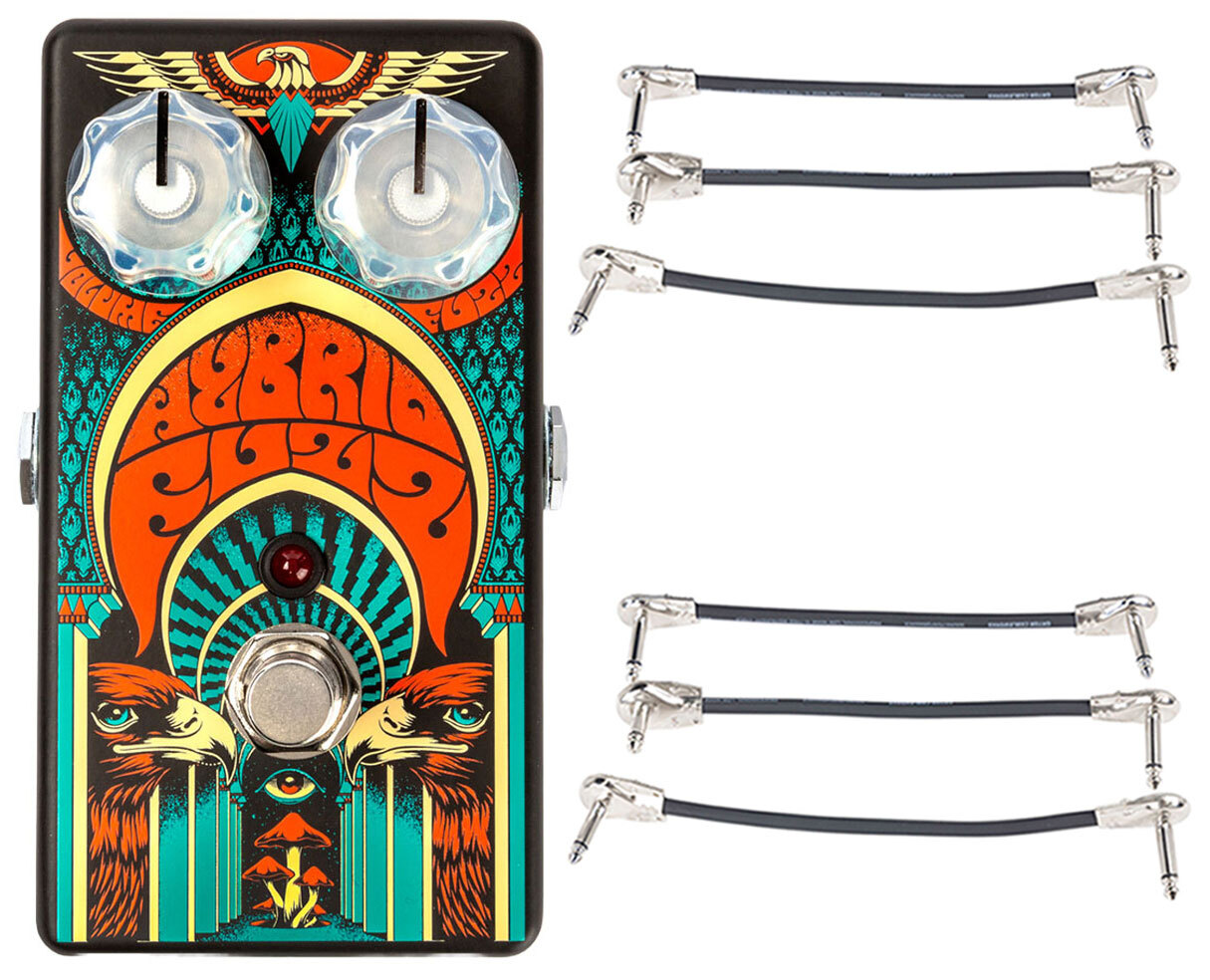 MXR CSP041 Hybrid Fuzz Face Pedal + 2x Gator Patch Cable 3 Pack