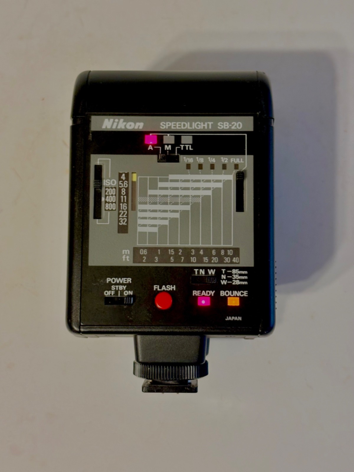 Nikon SB-22s Speedlight Shoe Mount Flash from Japan #403 Tested and Works Vtg