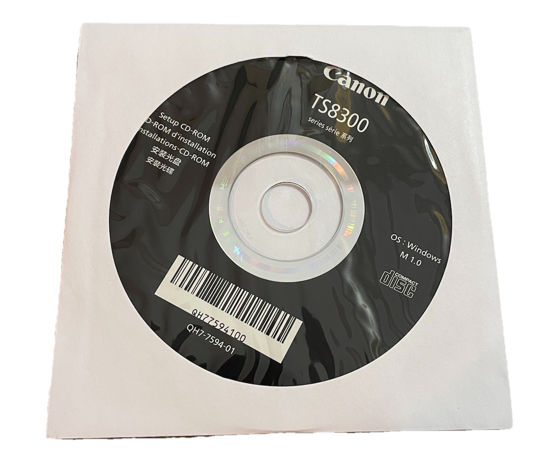 Canon Pixma TS200 - SETUP  CD ROM for 8300 Series Printer Software