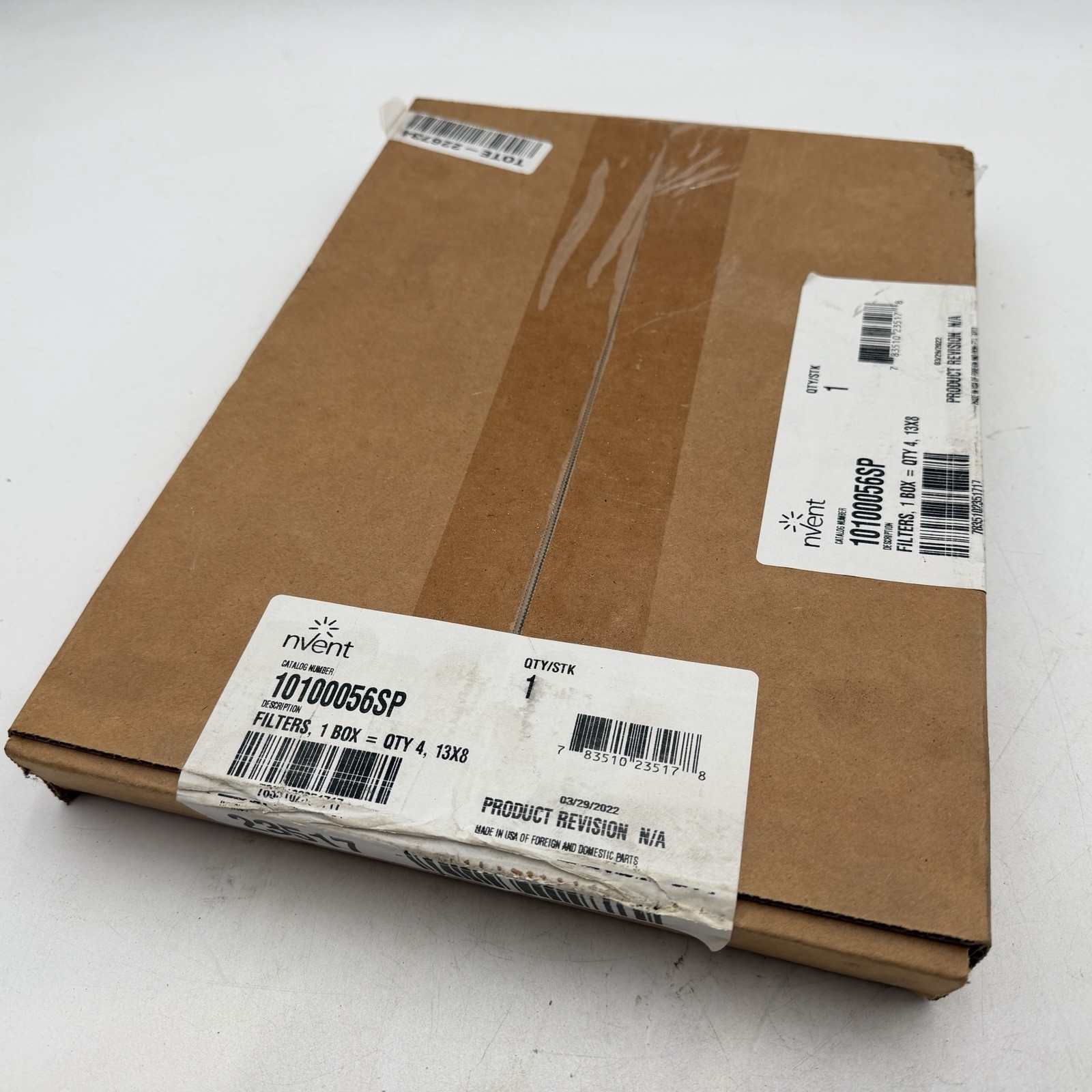 nVent Hoffman 10100056SP - 1 Box = Qty 4 23517 - 13x8 Reusable Fan Filter Mclean