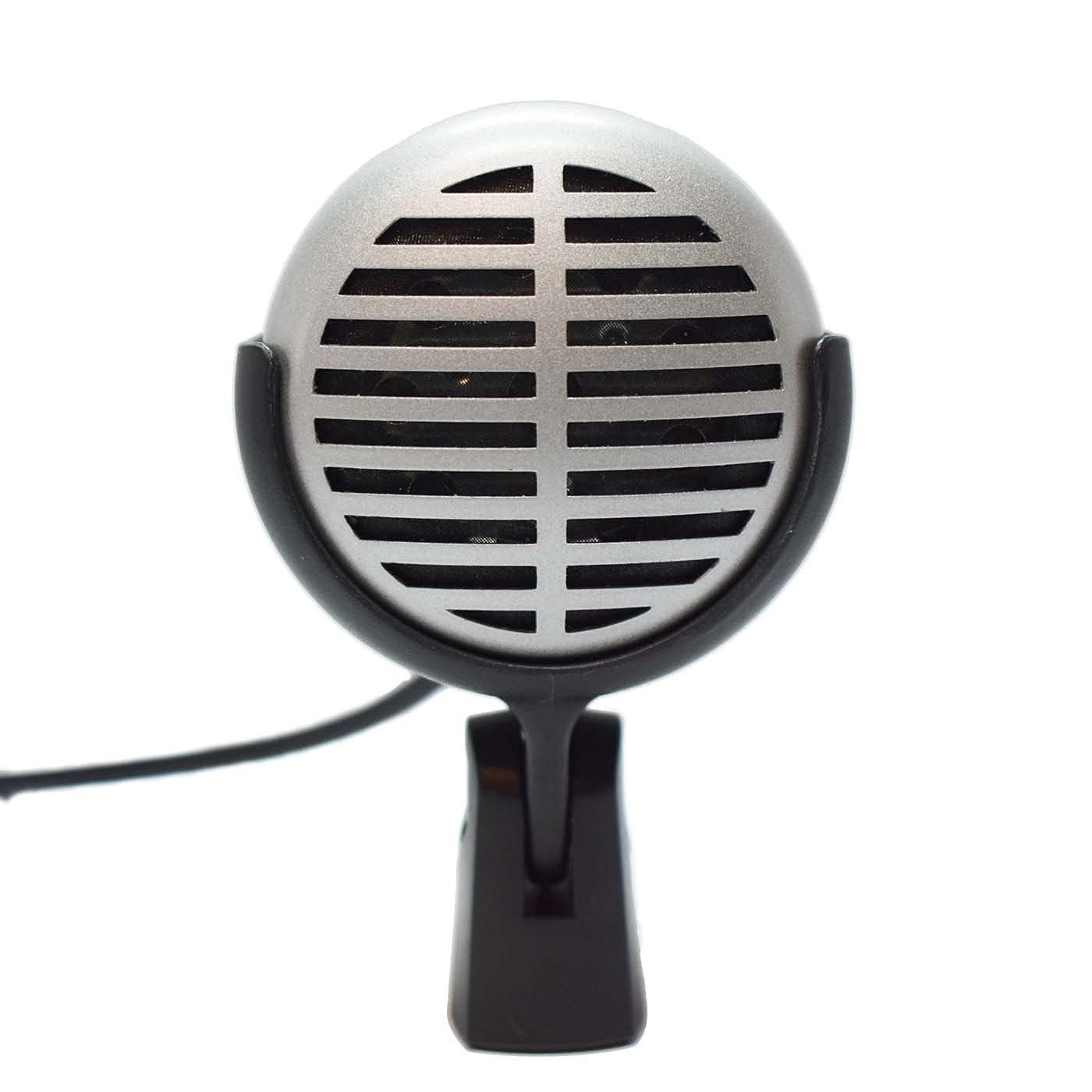 Harmonica Mic Holder Clip for Shure 520DX & Superlux D112 - Black