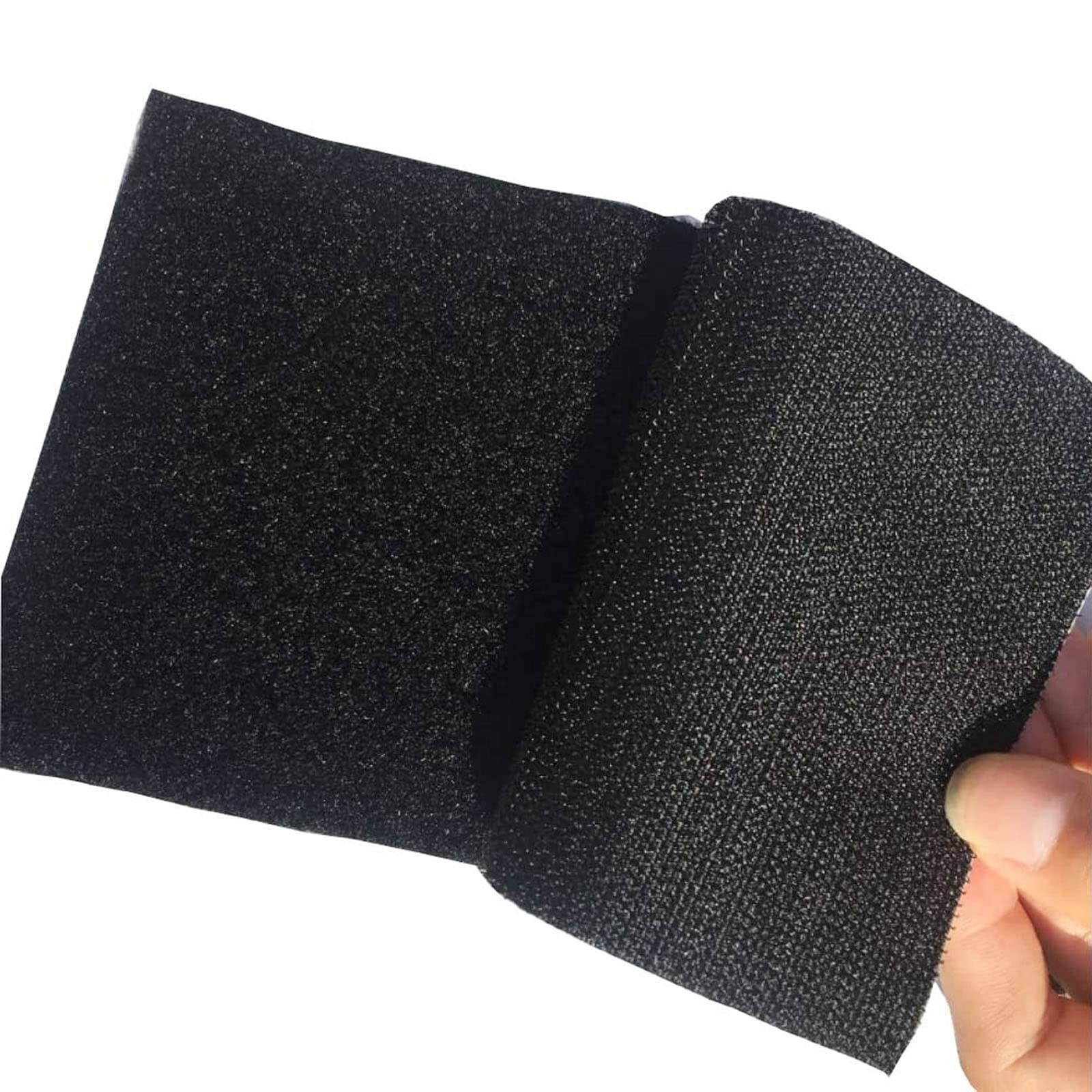 4-Pair 4x6 inch Upgrade Hook Loop Tape Double-Side Adhesive Strips Mounting S...