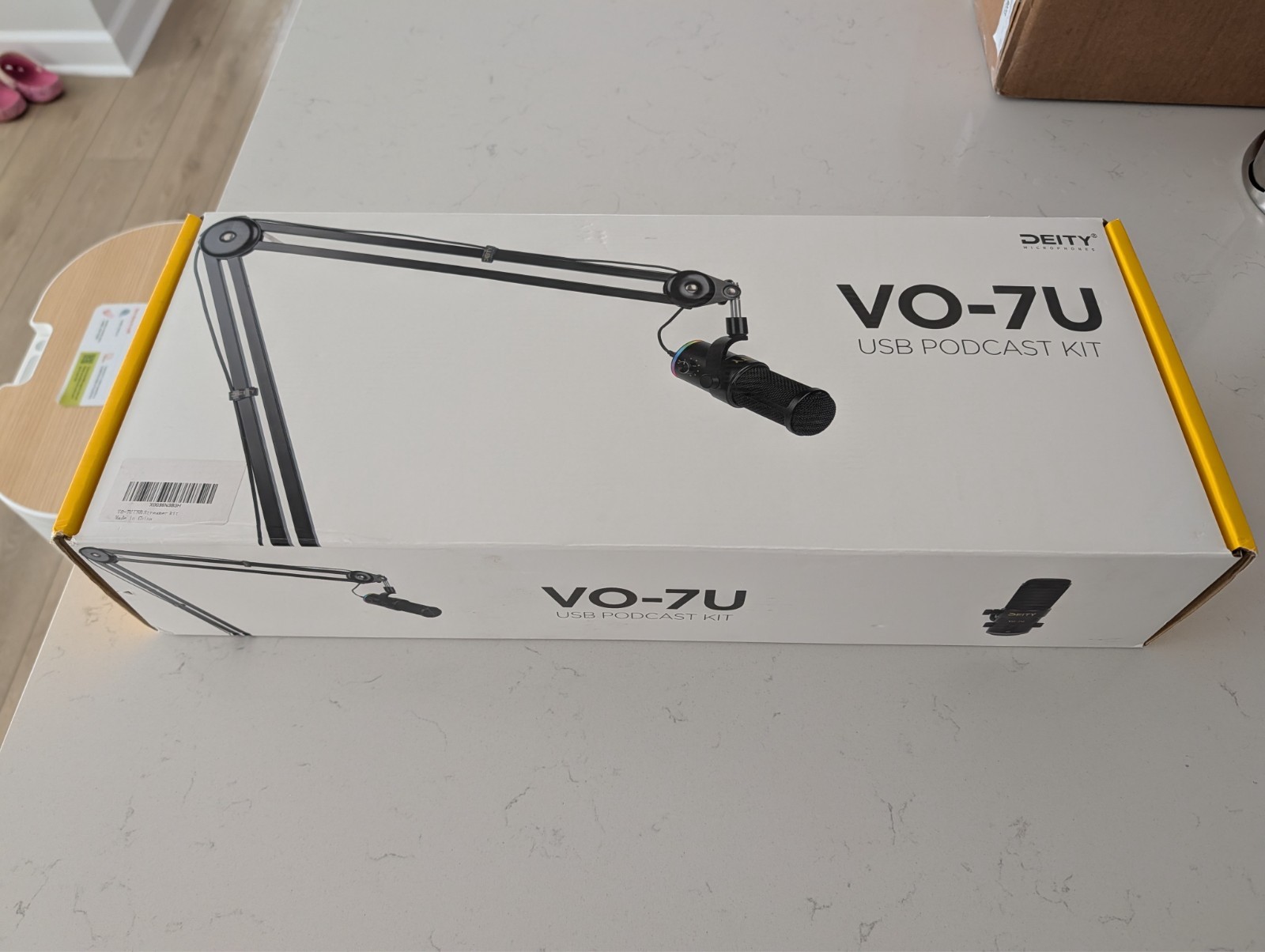 Deity VO-7U USBS Microphone with Boom Arm Kit and RGB Light