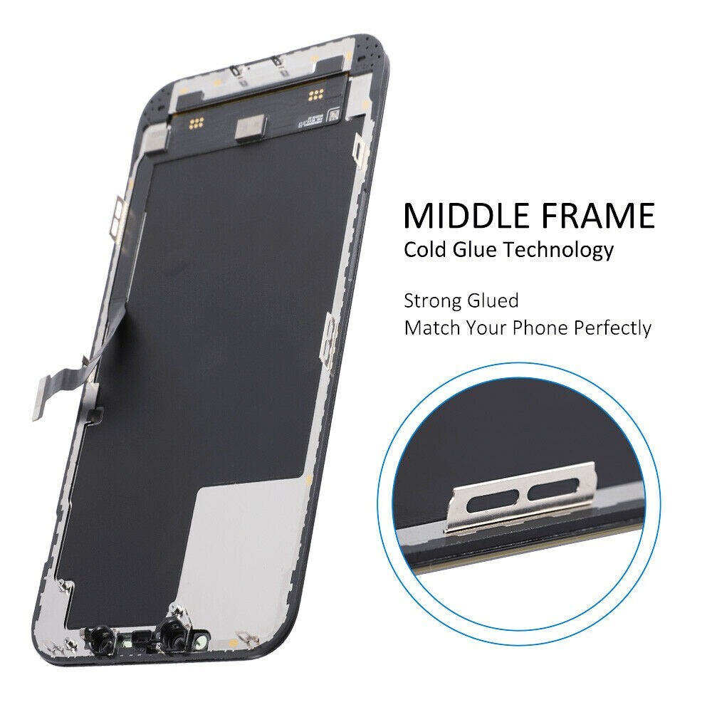 New iPhone 12 Pro Max Soft OLED Display LCD Touch Screen Digitizer Replacement