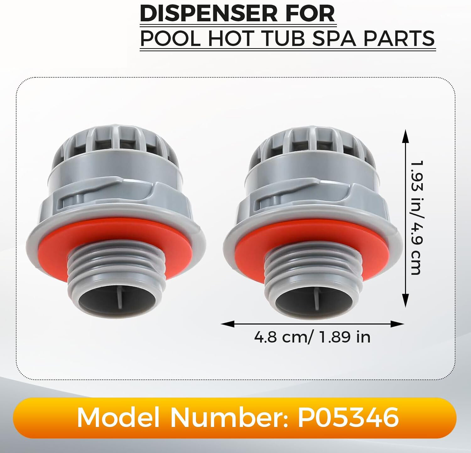 2PCS Chemical Chlorine Dispenser Plastic For Bestway Coleman and Lay-Z-Spa tubs