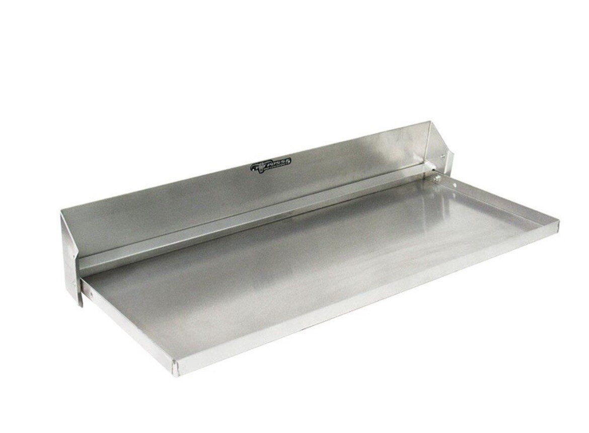 4x Pit Posse Motorsports - Aluminum Wall Mounted Flip Out Work Tray/Shelf - EUC