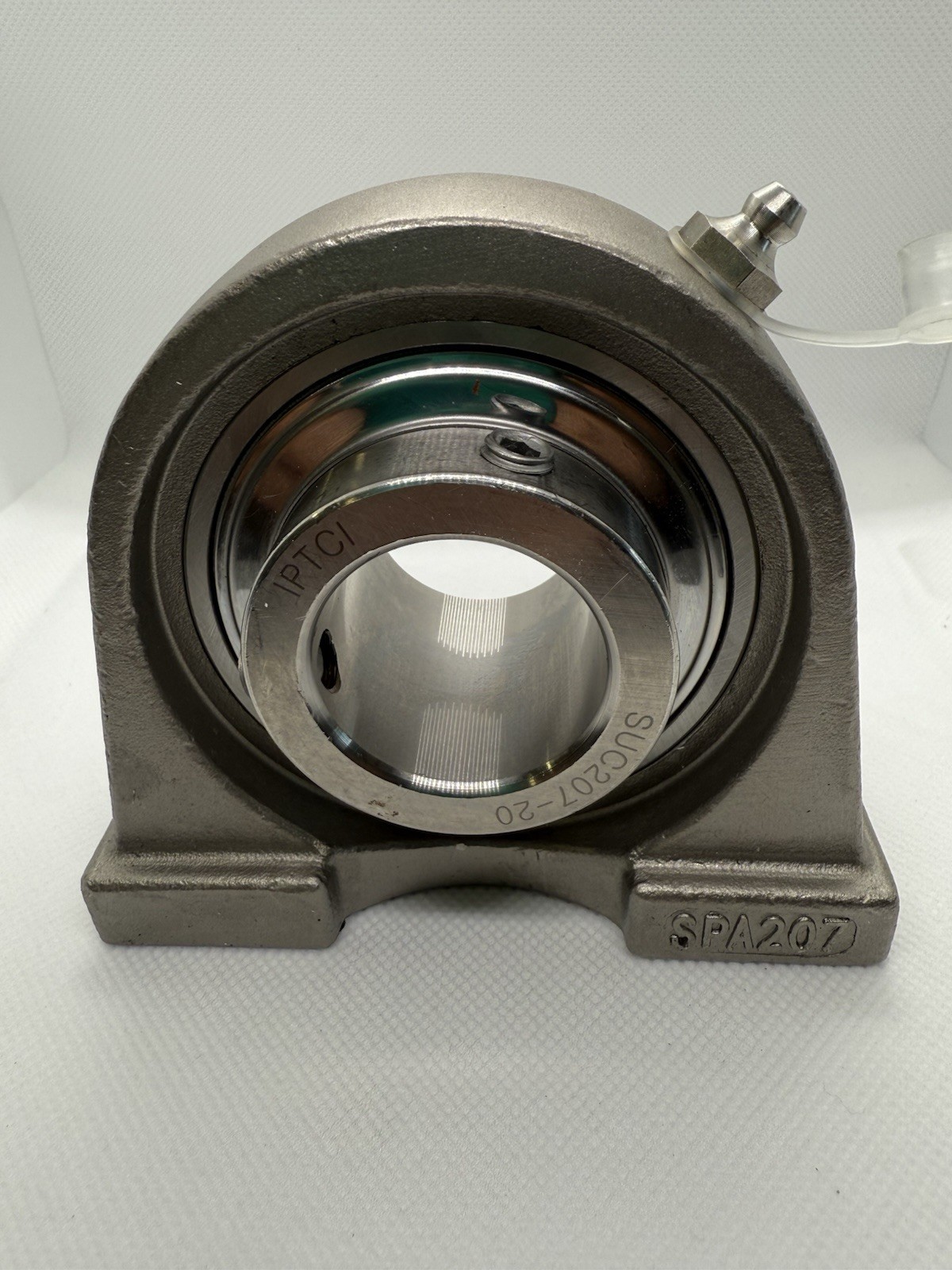 SUCSPA207-20 | Stainless UCPA207-20 Pillow Block 1-1/4" Bore Tapped Base