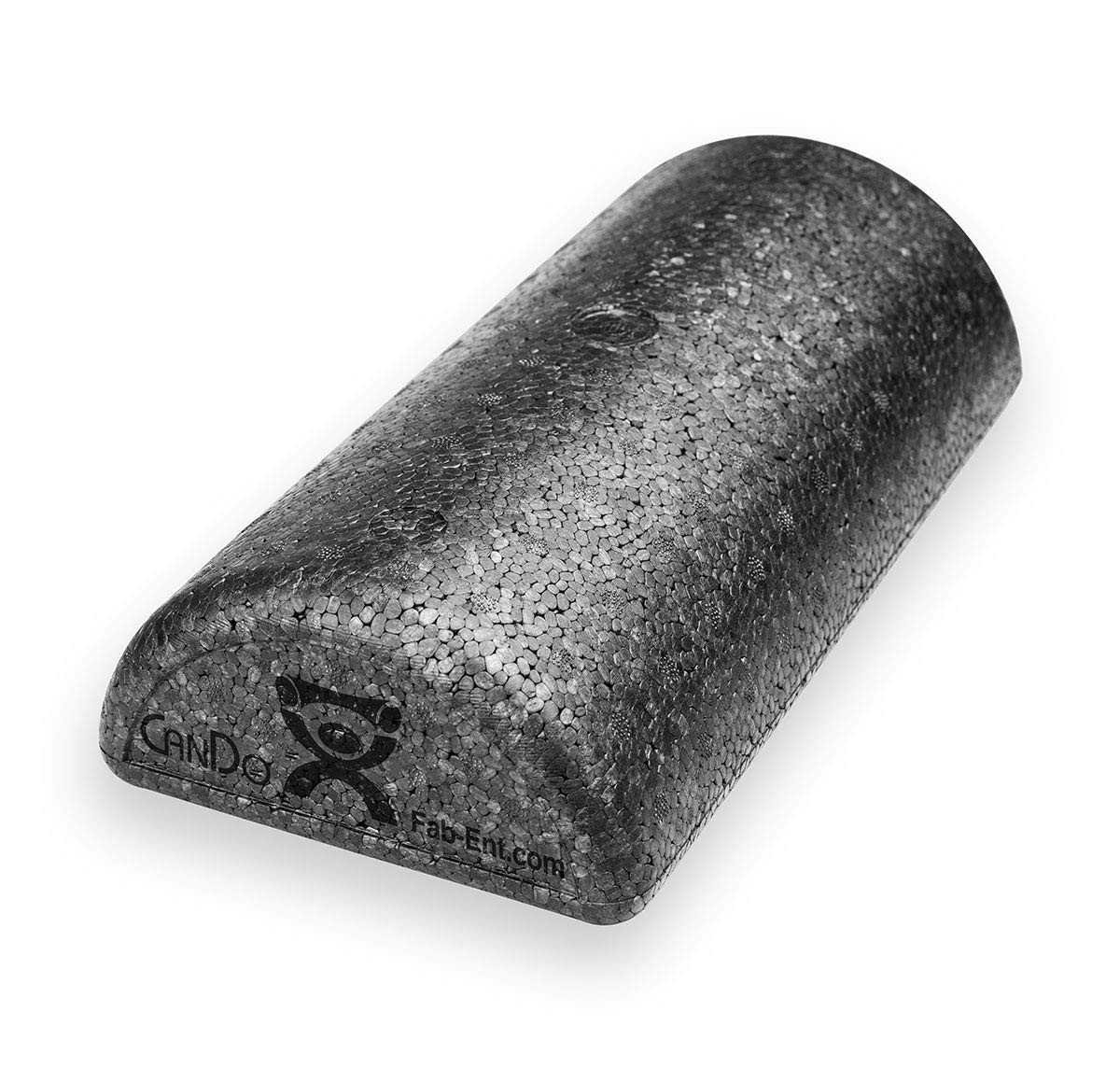 CanDo Black Composite High-Density Foam Rollers for Muscle 6" x 12",