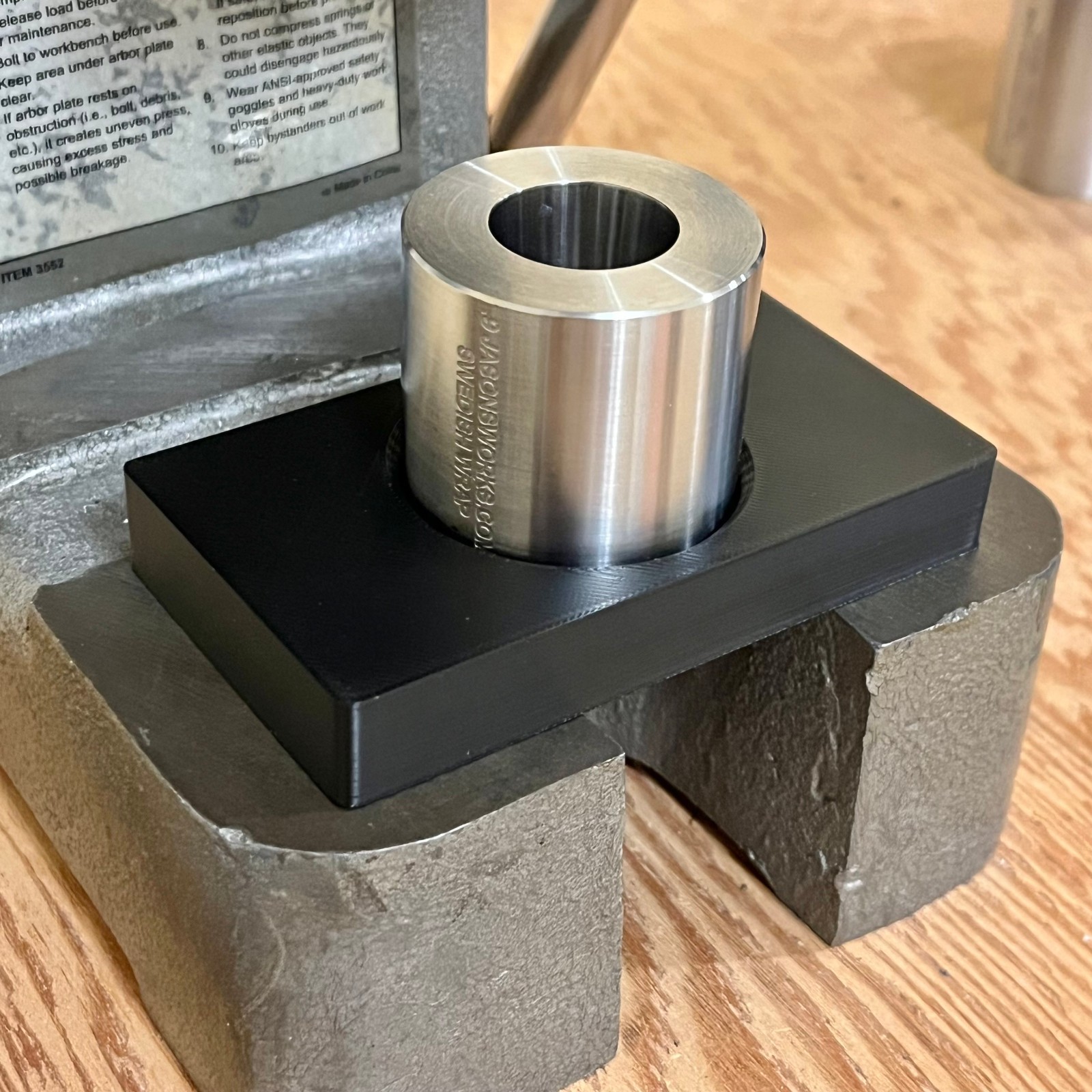 Coin Ring Tool: Die Holder for Arbor Press