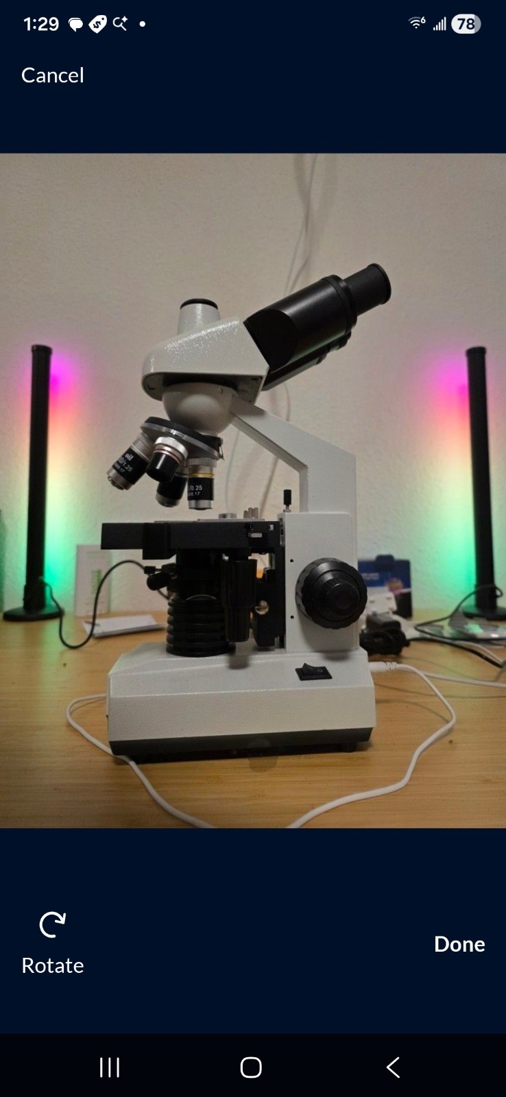 Woehrsh Trinocular Microscope PLUS SLIDES 5000x Laptop Connectivity
