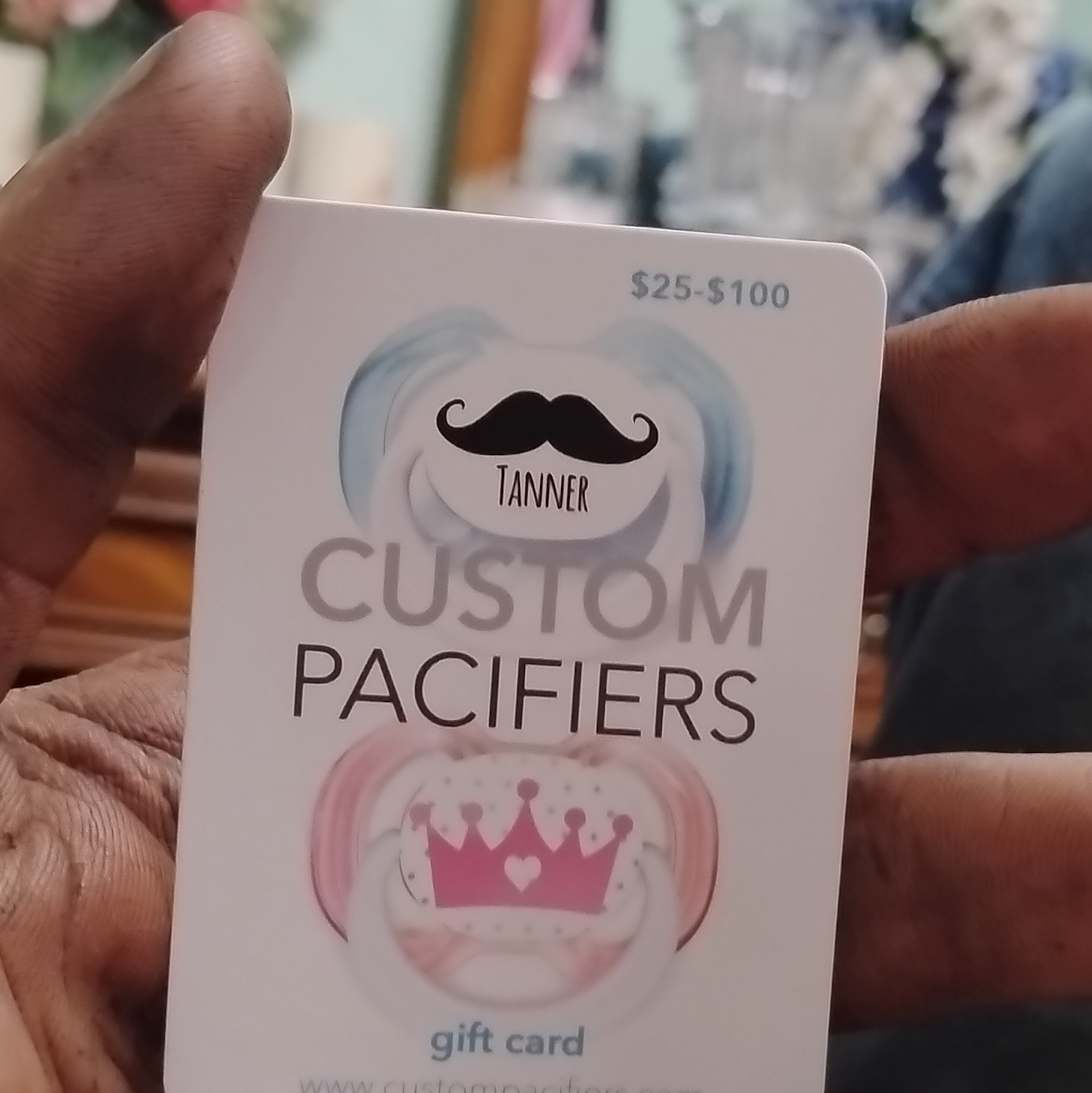 Custom Pacifiers $30 Gift Card - US Nationwide Valid, No Expiration Date