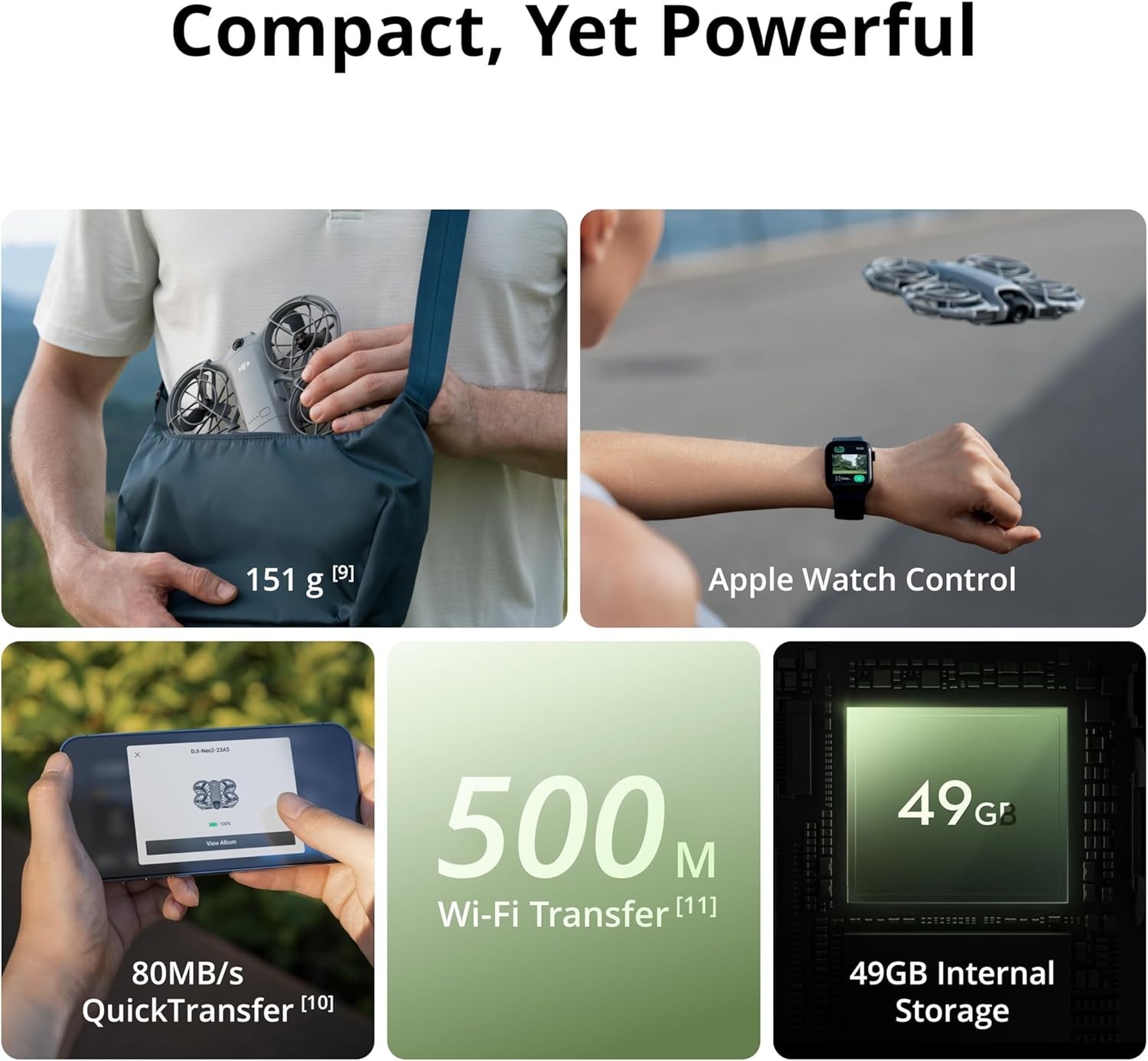 DJI Neo 2 Fly More Combo (Drone Only), 4K Drone With Camera