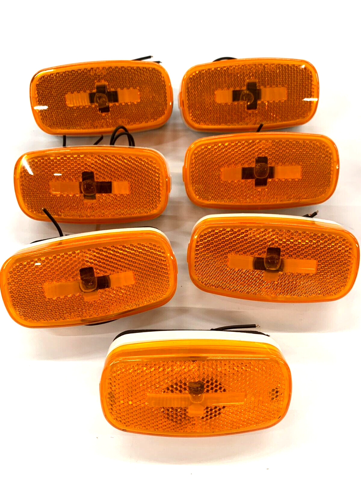 7 - Amber Marker/ Clearance Light incandescent RV Trailer Truck Camper free ship