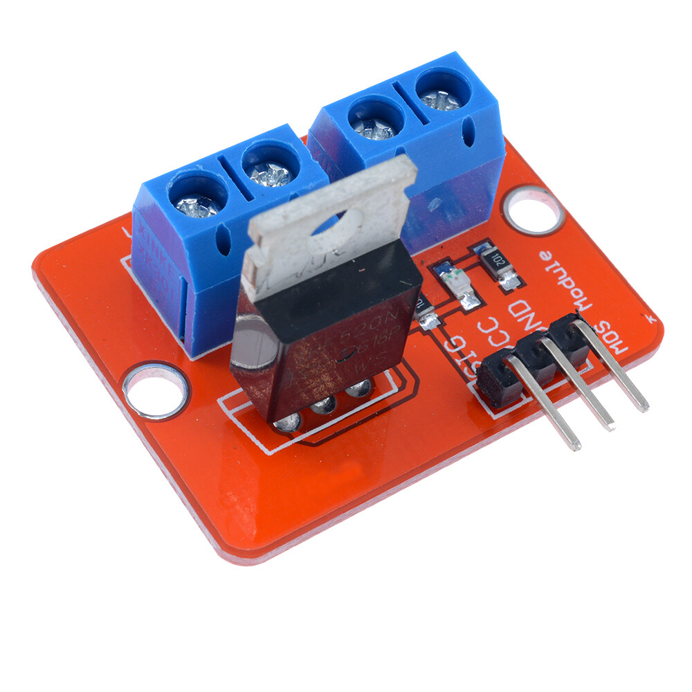 2PCS MOSFET Button IRF520 MOSFET Driver Module for Arduino ARM Raspberry pi