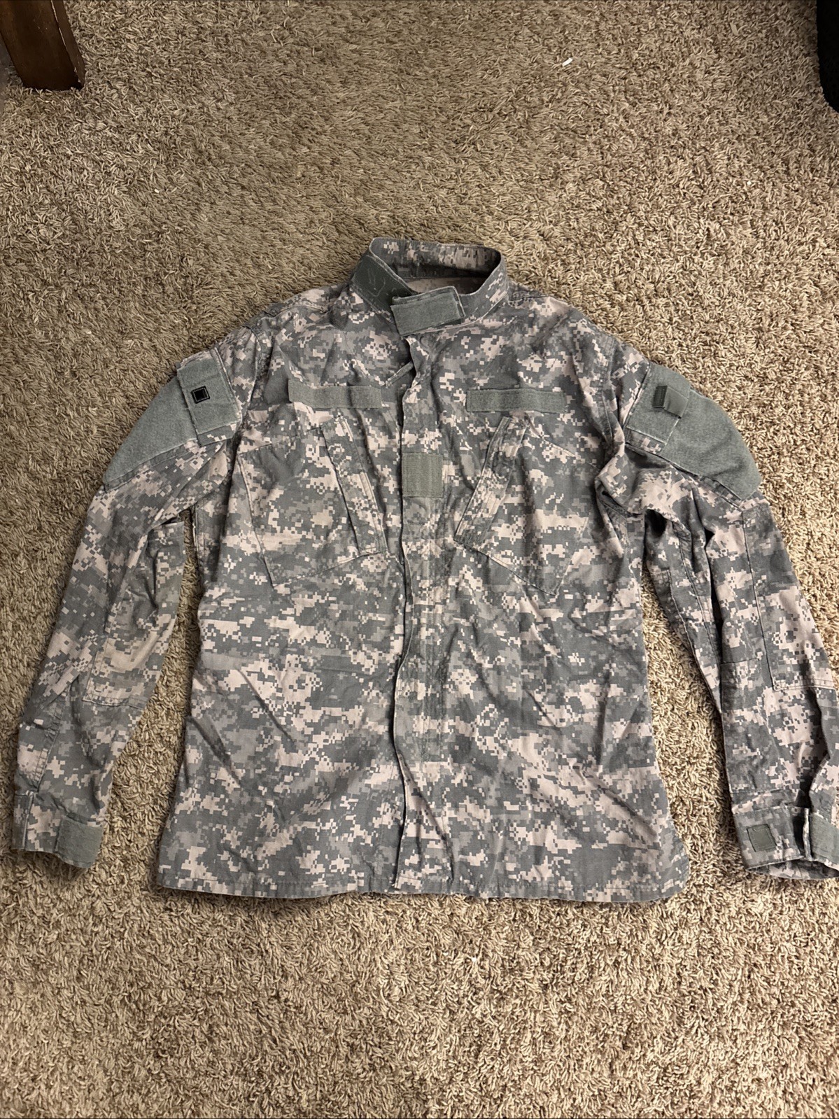 US Army Medium/Long Genuine Flame Resistant Army Combat Uniform ACU Coat Jacket