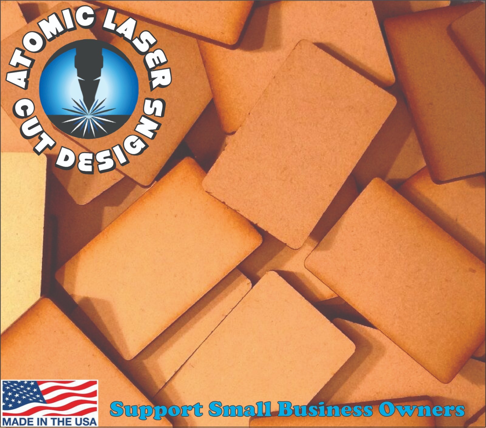 Flames of War 3mm MDF Wood Bases FoW Laser Cut FAST SHIPPING US SELLER - 3 Sizes